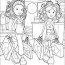 groovy girls go shopping coloring page