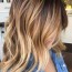 40 brown hair with blonde highlights