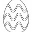 easter egg coloring page free printable