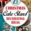 christmas cake stand decorating ideas
