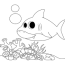 pinkfong baby shark coloring page