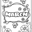 printable march coloring pages updated