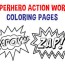 superhero coloring pages superhero