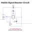 mobile signal booster using lm386 ic