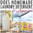 do homemade laundry detergents really
