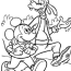 goofy and mickey talking coloring pages