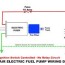 electric fuel pump circuits without a