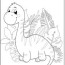 cute dinosaur coloring pages kids