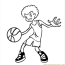 basketball coloring page for kids