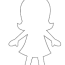 person outline coloring pages free