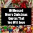 10 blessed merry christmas quotes that