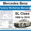 mercedes sl class workshop service