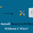 honeywell thermostat without c wire