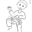 karate sports coloring pages for kids