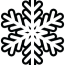 free printable snowflake dibujo para