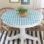 how to paint a mosaic table top hgtv