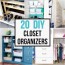diy closet organizer ideas to combat