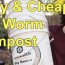 build diy worm compost bin