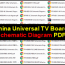 china universal tv board schematic