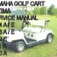 yamaha electric gas golf cart car g11