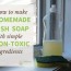 how to make homemade dish soap with