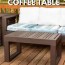 easy diy outdoor coffee table with
