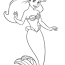 little mermaid printable coloring pages