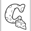 printable letter c coloring pages