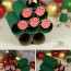 3d paper roll christmas tree arty