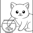 new printable cat coloring pages
