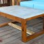 diy concrete top outdoor coffee table