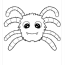 spider coloring pages free bugs