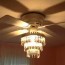 ceiling fan chandelier diy garage home