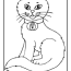black cat coloring page images