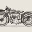 vintage motorcycle art off 64