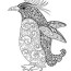 free penguin coloring pages for adults