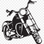 motorcycle harley davidson silhouette