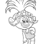 singer poppy coloring pages poppy