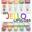diy jello lip gloss inspiration made