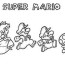 all mario character coloring pages