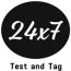 test tag 24x7 electrical test tag