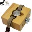 wooden watch case and movement holder