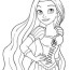 beautiful princess coloring pages for