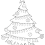 10 printable christmas tree coloring pages
