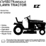 manual 19 5hp 42 lawn tractor