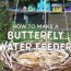 how to make a butterfly water feeder