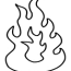 fire coloring pages