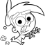 coloring page fairly odd parents fairly