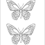 butterflies free printable templates