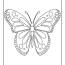 print butterfly coloring pages